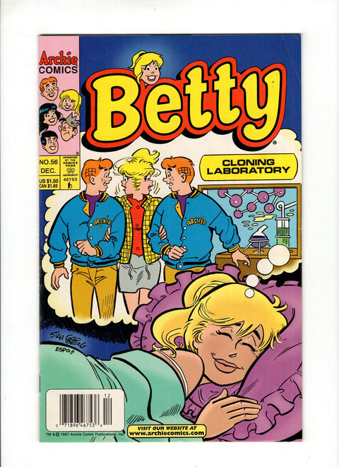 Betty #56B (1997) Newsstand  Archie Comic Publications 1997