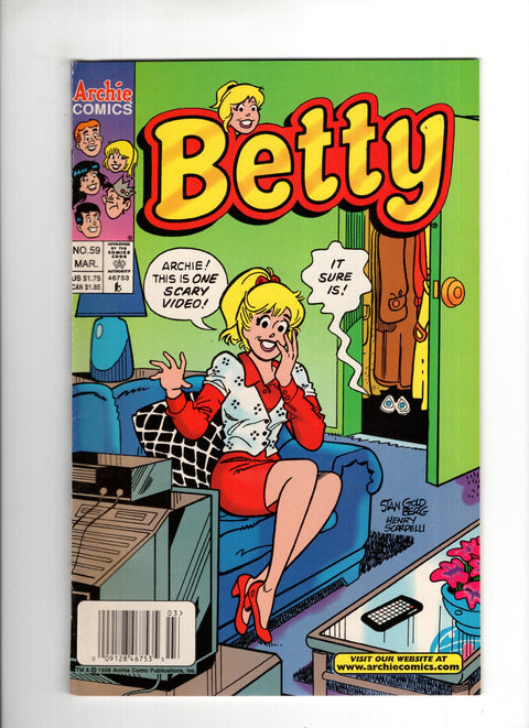 Betty #59B (1998) Newsstand  Archie Comic Publications 1998