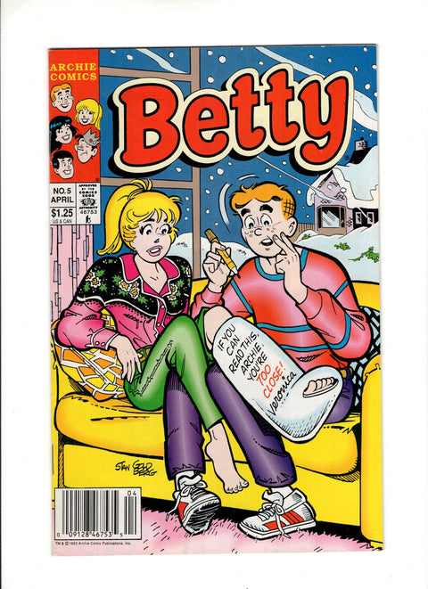 Betty #5B (1993)  Newsstand  Archie Comic Publications 1993