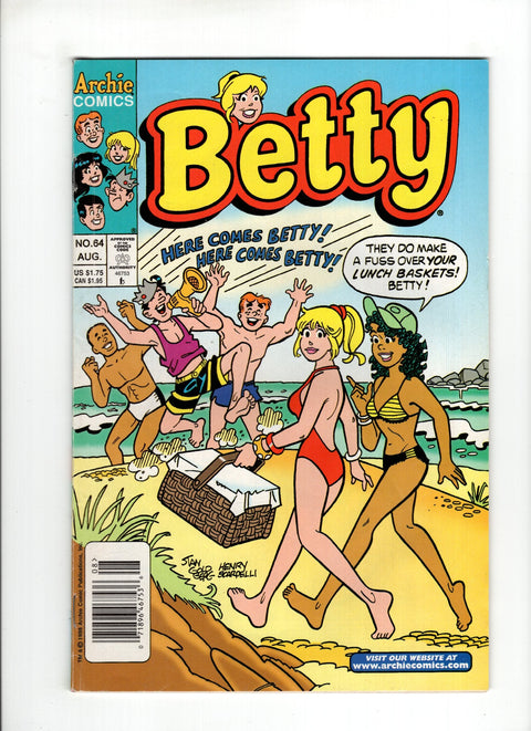 Betty #64B (1998) Newsstand  Archie Comic Publications 1998