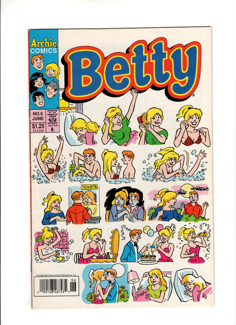 Betty #6B (1993)  Newsstand  Archie Comic Publications 1993