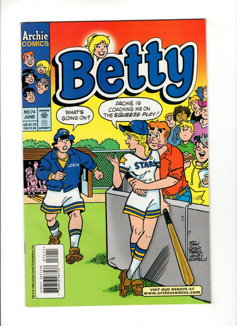 Betty #74B (1999) Newsstand  Archie Comic Publications 1999