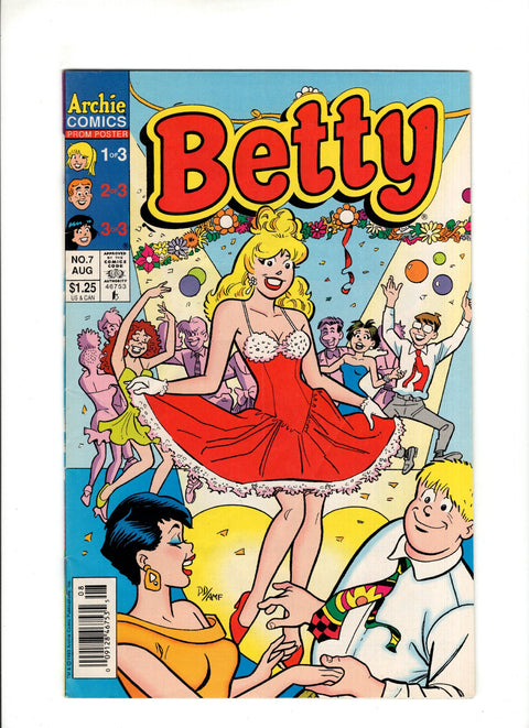 Betty #7B (1993)  Newsstand  Archie Comic Publications 1993