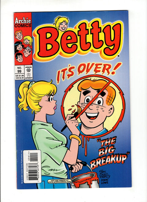 Betty #99B (2001) Newsstand  Archie Comic Publications 2001