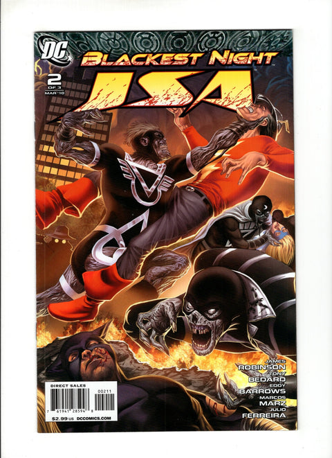 Blackest Night: JSA #2A (2010)   DC Comics 2010