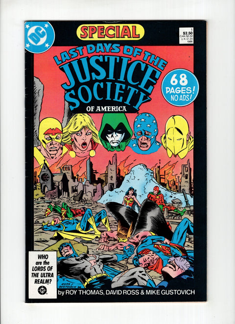 Last Days of the Justice Society of America #1A (1986)   DC Comics 1986