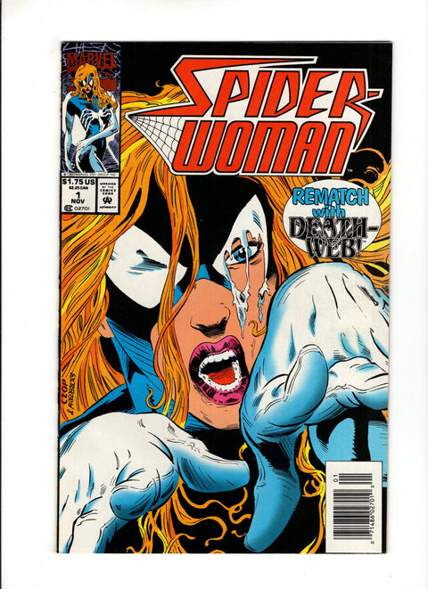 Spider-Woman, Vol. 2 #1B (1993) Newsstand  Marvel Comics 1993