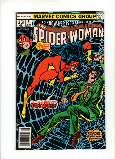 Spider-Woman, Vol. 1 #5B (1978)   Marvel Comics 1978