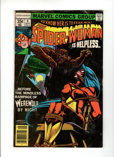 Spider-Woman, Vol. 1 #6B (1978) Bondage Cover Bondage Cover Marvel Comics 1978