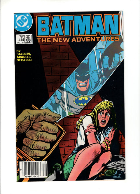 Batman, Vol. 1 #414B (1987) Newsstand  DC Comics 1987