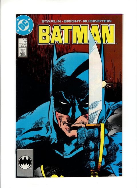 Batman, Vol. 1 #422A (1988)   DC Comics 1988