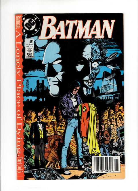 Batman, Vol. 1 #441B (1989) Newsstand  DC Comics 1989