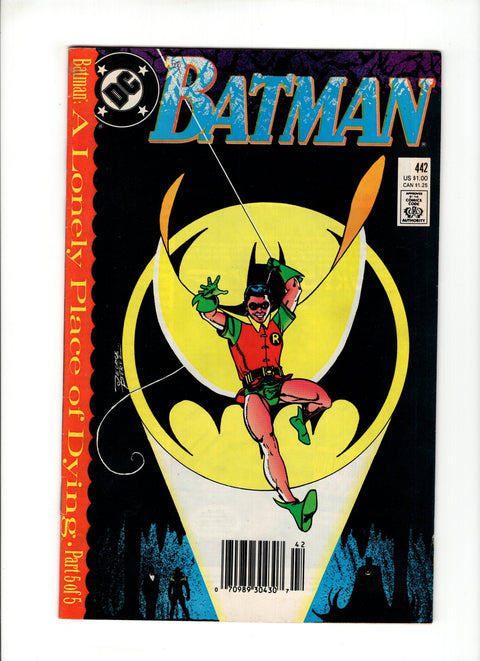 Batman, Vol. 1 #442B (1989) 1st Tim Drake as Robin Newsstand 1st Tim Drake as Robin DC Comics 1989