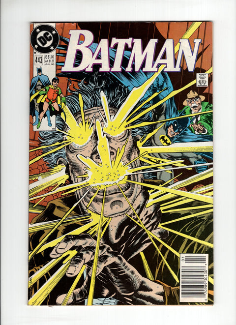 Batman, Vol. 1 #443B (1989) Newsstand  DC Comics 1989