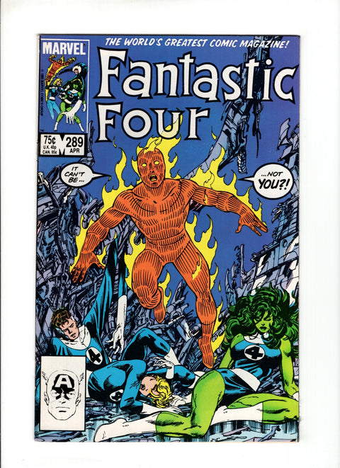 Fantastic Four, Vol. 1 #289A (1986)   Marvel Comics 1986