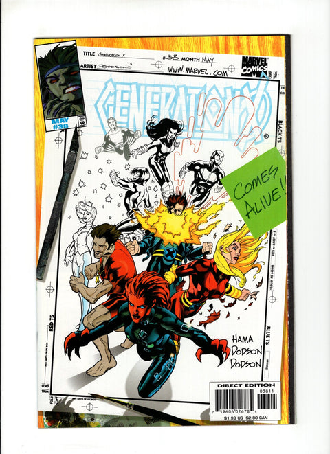 Generation X, Vol. 1 #38A (1998)   Marvel Comics 1998