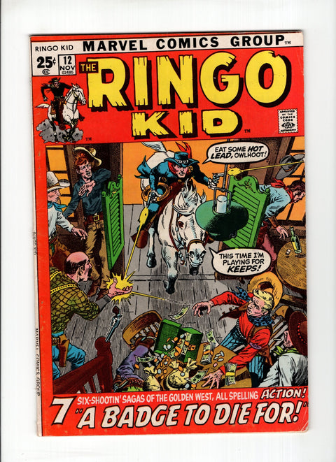 Ringo Kid #12 (1971)   Marvel Comics 1971