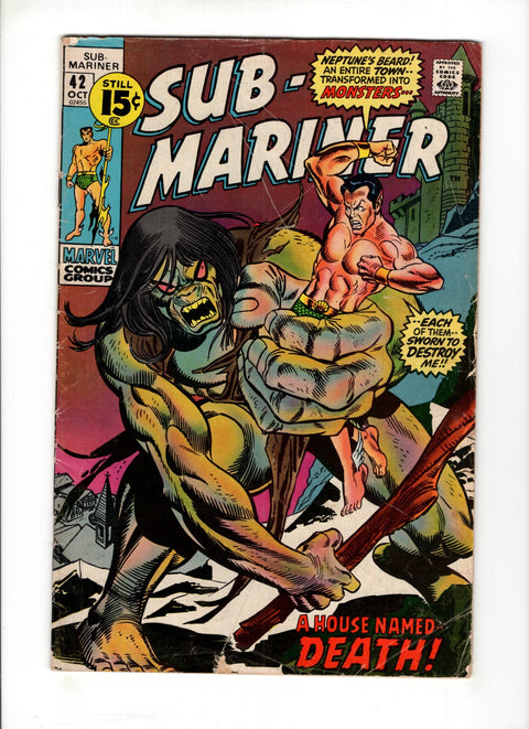 Sub-Mariner, Vol. 1 #42A (1971)   Marvel Comics 1971