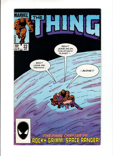 The Thing, Vol. 1 #22A (1985)   Marvel Comics 1985