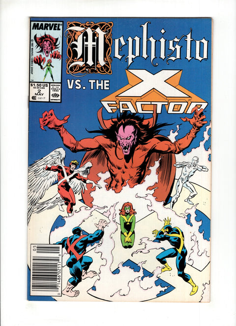 Mephisto vs #2B (1987) Newsstand  Marvel Comics 1987