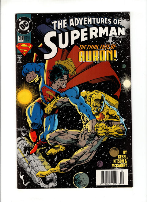 Adventures of Superman, Vol. 1 #509B (1993) Newsstand  DC Comics 1993