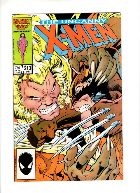 Uncanny X-Men, Vol. 1 #213A (1986)   Marvel Comics 1986