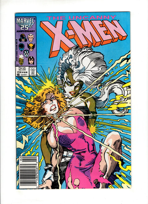 Uncanny X-Men, Vol. 1 #214B (1987) Newsstand  Marvel Comics 1987