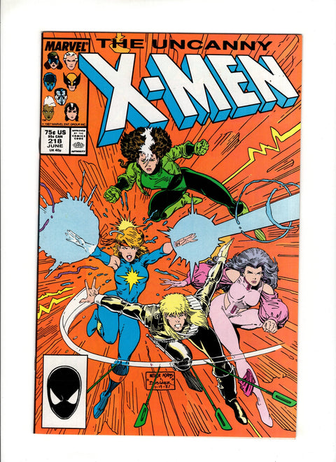 Uncanny X-Men, Vol. 1 #218A (1987)   Marvel Comics 1987