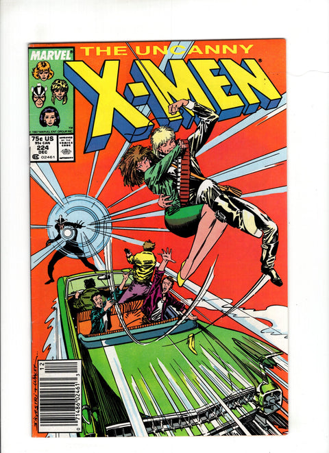 Uncanny X-Men, Vol. 1 #224B (1987) Newsstand  Marvel Comics 1987