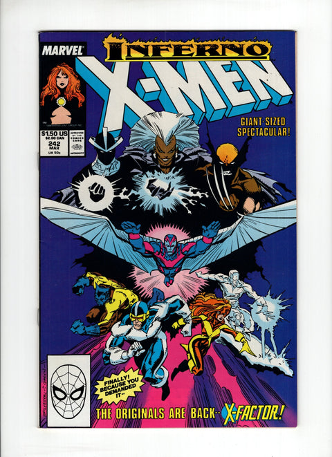 Uncanny X-Men, Vol. 1 #242A (1988)   Marvel Comics 1988