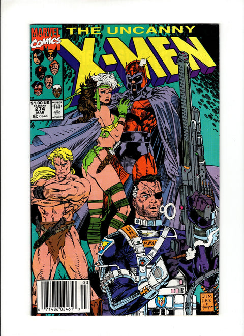 Uncanny X-Men, Vol. 1 #274B (1991) Newsstand  Marvel Comics 1991