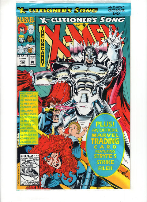 Uncanny X-Men, Vol. 1 #296C (1992)   Marvel Comics 1992