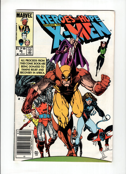 Heroes for Hope starring the X-Men #1C (1985) CPV  Marvel Comics 1985