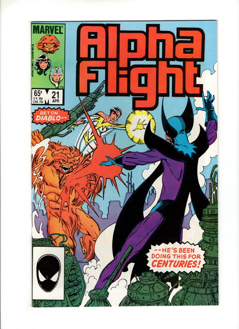 Alpha Flight, Vol. 1 #21A (1985)   Marvel Comics 1985