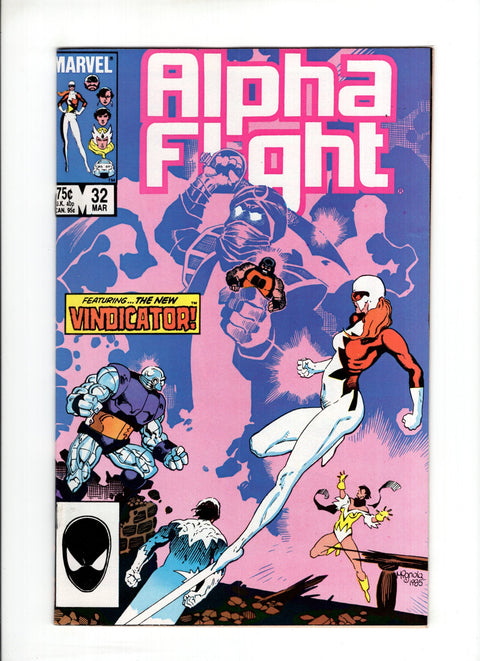 Alpha Flight, Vol. 1 #32A (1986)   Marvel Comics 1986