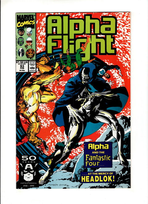 Alpha Flight, Vol. 1 #93A (1991)   Marvel Comics 1991