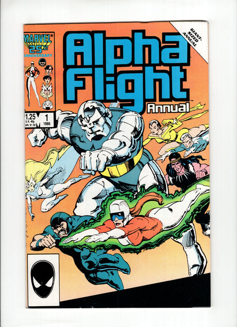 Alpha Flight, Vol. 1 Annual #1A (1986)   Marvel Comics 1986