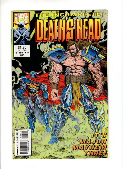 The Incomplete Death's Head #7 (1993)   Marvel Comics 1993