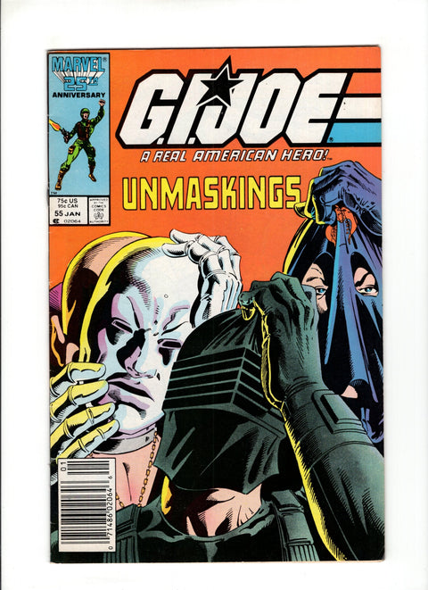 G.I. Joe: A Real American Hero (Marvel) #55B (1986) Newsstand  Marvel Comics 1986