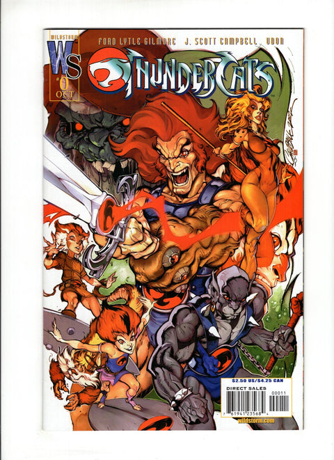 Thundercats (Wildstorm) #0 (2002) J Scott Campbell Cover J Scott Campbell Cover DC Comics 2002