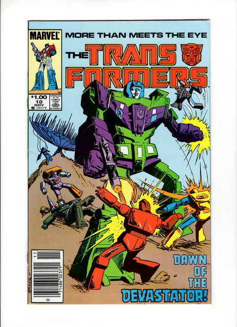 Transformers (Marvel) #10C (1985) CPV  Marvel Comics 1985