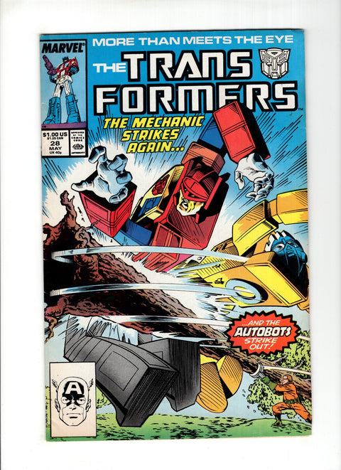 Transformers (Marvel) #28A (1987)   Marvel Comics 1987