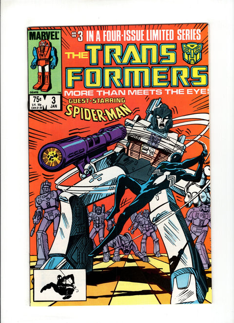Transformers (Marvel) #3A (1984)   Marvel Comics 1984