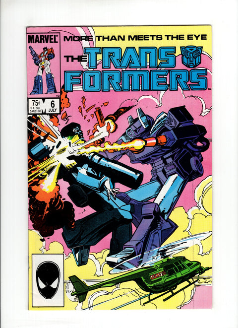 Transformers (Marvel) #6A (1985)   Marvel Comics 1985