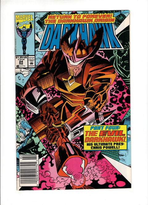 Darkhawk, Vol. 1 #24B (1993) Newsstand  Marvel Comics 1993