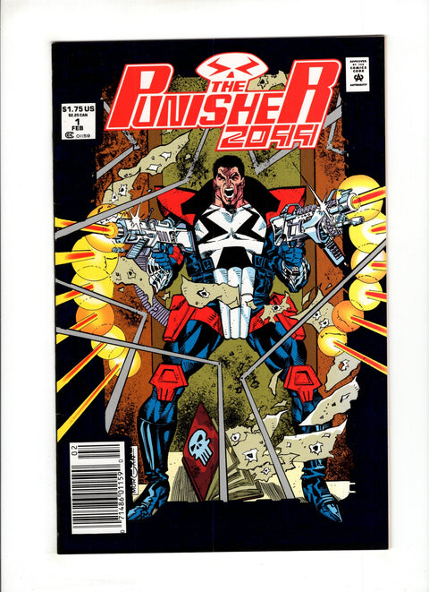 Punisher 2099, Vol. 1 #1B (1993) Newsstand  Marvel Comics 1993