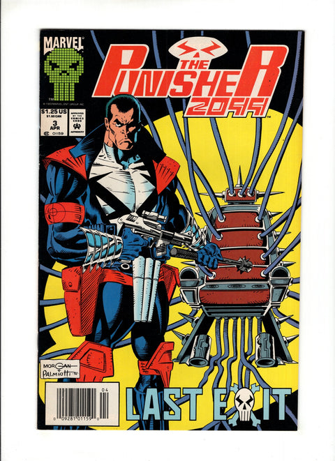 Punisher 2099, Vol. 1 #3B (1993) Newsstand  Marvel Comics 1993