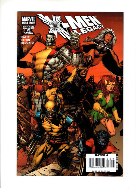 X-Men: Legacy, Vol. 1 #212A (2008)   Marvel Comics 2008