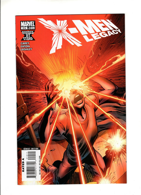 X-Men: Legacy, Vol. 1 #214A (2008) 1st Miss Sinister 1st Miss Sinister Marvel Comics 2008