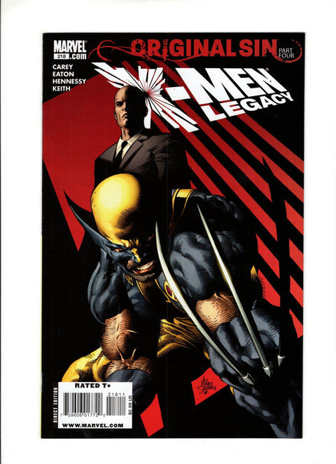X-Men: Legacy, Vol. 1 #218A (2008)   Marvel Comics 2008